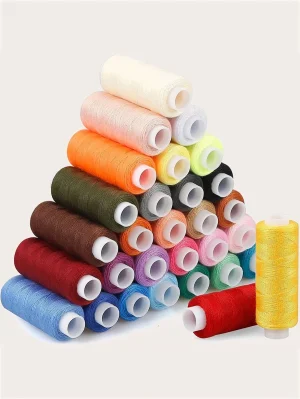 10pcs Random Color Polyester Sewing thread