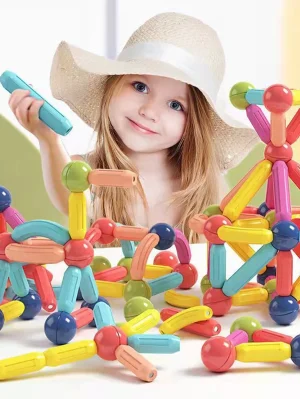 36pc Large Particle Magnetic Building Blocks
