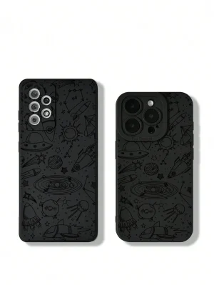 Phone Case, bracket, protective Cover-grey black Phone Case, bracket, protective Cover